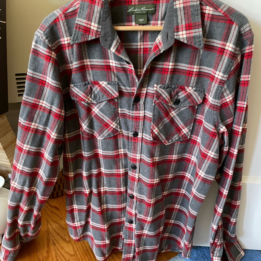 Eddie Bauer Vintage Heathered Flannel